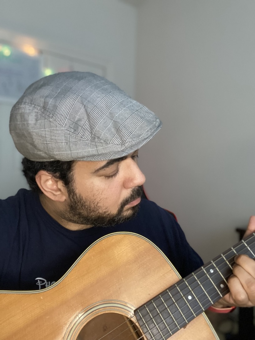 Edwin and his guitar